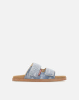 DSQUARED2 Ciabatte "D2 Monogram" Light Blue Uomo 