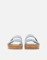 DSQUARED2 Ciabatte "D2 Monogram" Light Blue Uomo 