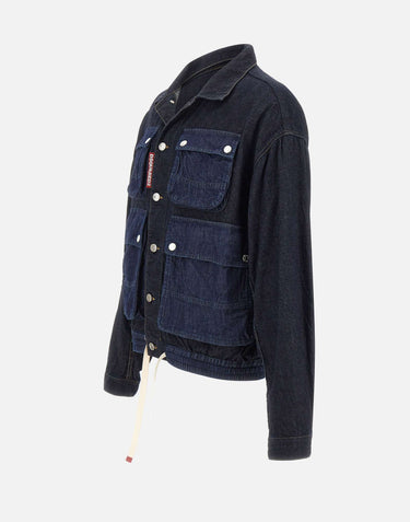 "Cargo Jean Jacket" S74AM1642 S30825470 DSQUARED2 