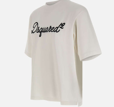 T-shirt loose fit ricamata S74GD1524 D20106100 DSQUARED2 