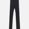 DSQUARED2 Pantaloni in lana con zip laterali BLACK Uomo 
