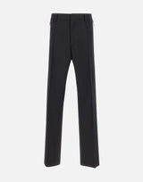 DSQUARED2 Pantaloni in lana con zip laterali BLACK Uomo 