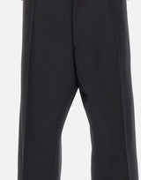DSQUARED2 Pantaloni in lana con zip laterali BLACK Uomo 