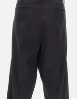 DSQUARED2 Pantaloni in lana con zip laterali BLACK Uomo 