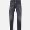 DSQUARED2 Jeans "Black Fog Wash Slim Twist" BLACK Uomo 