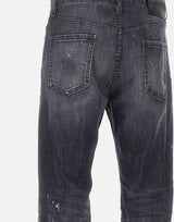 DSQUARED2 Jeans "Black Fog Wash Slim Twist" BLACK Uomo 