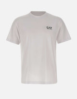 EA7 T-shirt "Logo Series" in jersey di cotone WHITE Uomo 