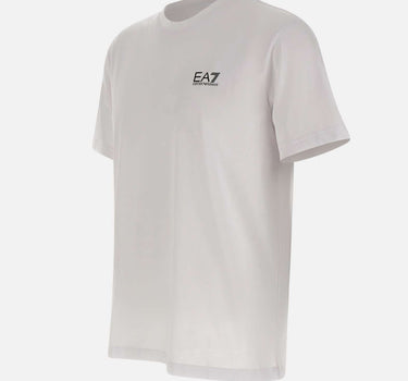 EA7 T-shirt "Logo Series" in jersey di cotone WHITE Uomo 