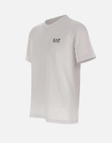 EA7 T-shirt "Logo Series" in jersey di cotone WHITE Uomo 