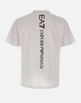 EA7 T-shirt "Logo Series" in jersey di cotone WHITE Uomo 
