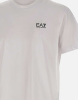 EA7 T-shirt "Logo Series" in jersey di cotone WHITE Uomo 