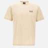 EA7 T-shirt "Logo Series" in jersey di cotone BEIGE Uomo 