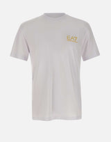 EA7 T-shirt "Gold Label" in misto viscosa WHITE Uomo 