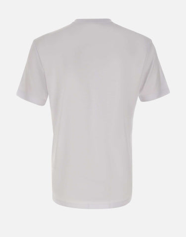 EA7 T-shirt "Gold Label" in misto viscosa WHITE Uomo 