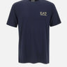 EA7 T-shirt "Gold Label" in misto viscosa BLUE Uomo 
