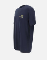EA7 T-shirt "Gold Label" in misto viscosa BLUE Uomo 