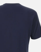 EA7 T-shirt "Gold Label" in misto viscosa BLUE Uomo 