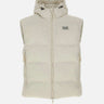 EA7 Smanicato imbottito con cappuccio WHITE Uomo 