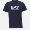EA7 T-shirt "Visibility" in jersey stretch di cotone BLUE Uomo 