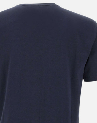 EA7 T-shirt "Visibility" in jersey stretch di cotone BLUE Uomo 