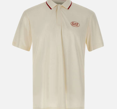 EA7 Polo golf Pro in tessuto tecnico Ventus7 WHITE Uomo 