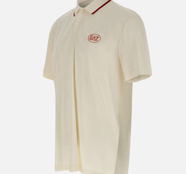 EA7 Polo golf Pro in tessuto tecnico Ventus7 WHITE Uomo 
