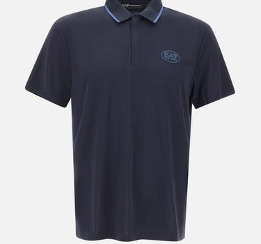 EA7 Polo golf Pro in tessuto tecnico Ventus7 BLUE Uomo 