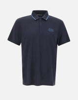 EA7 Polo golf Pro in tessuto tecnico Ventus7 BLUE Uomo 