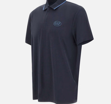 EA7 Polo golf Pro in tessuto tecnico Ventus7 BLUE Uomo 