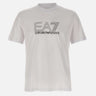 EA7 T-shirt "Visibility" in jersey di cotone WHITE Uomo 