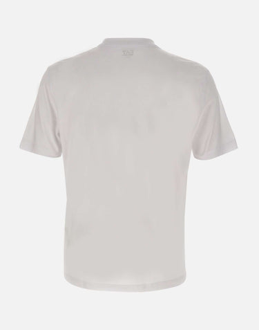 EA7 T-shirt "Visibility" in jersey di cotone WHITE Uomo 