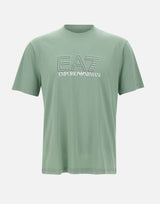 T-shirt "Visibility" in jersey di cotone 7M001307 AF10375U7243 EA7 