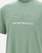 T-shirt "Visibility" in jersey di cotone 7M001307 AF10375U7243 EA7 
