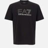 EA7 T-shirt "Visibility" in jersey di cotone BLACK Uomo 
