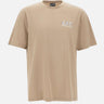 EA7 T-shirt "Visibility" in jersey di cotone BEIGE Uomo 