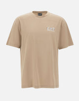 EA7 T-shirt "Visibility" in jersey di cotone BEIGE Uomo 