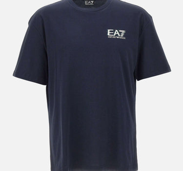 EA7 T-shirt "Visibility" in jersey di cotone BLUE Uomo 