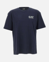 EA7 T-shirt "Visibility" in jersey di cotone BLUE Uomo 