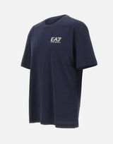 EA7 T-shirt "Visibility" in jersey di cotone BLUE Uomo 