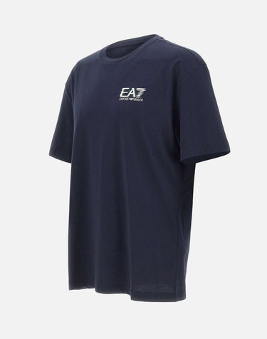 EA7 T-shirt "Visibility" in jersey di cotone BLUE Uomo 