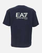 EA7 T-shirt "Visibility" in jersey di cotone BLUE Uomo 