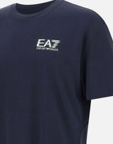 EA7 T-shirt "Visibility" in jersey di cotone BLUE Uomo 
