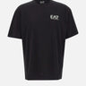 EA7 T-shirt "Visibility" in jersey di cotone BLACK Uomo 