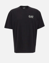 EA7 T-shirt "Visibility" in jersey di cotone BLACK Uomo 