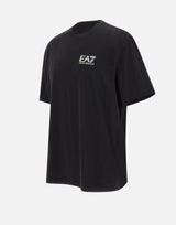 EA7 T-shirt "Visibility" in jersey di cotone BLACK Uomo 