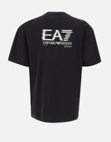 EA7 T-shirt "Visibility" in jersey di cotone BLACK Uomo 