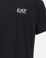 EA7 T-shirt "Visibility" in jersey di cotone BLACK Uomo 