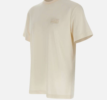 EA7 T-shirt "Lux Identity" in misto modal WHITE Uomo 