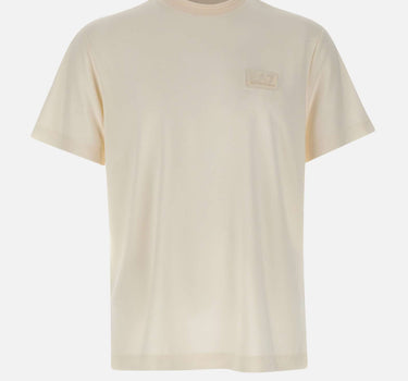 EA7 T-shirt "Lux Identity" in misto modal WHITE Uomo 