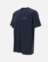 EA7 T-shirt "Lux Identity" in misto modal BLUE Uomo 